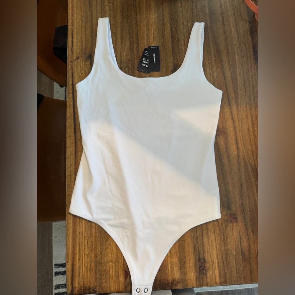 Express Classic White Bodysuit